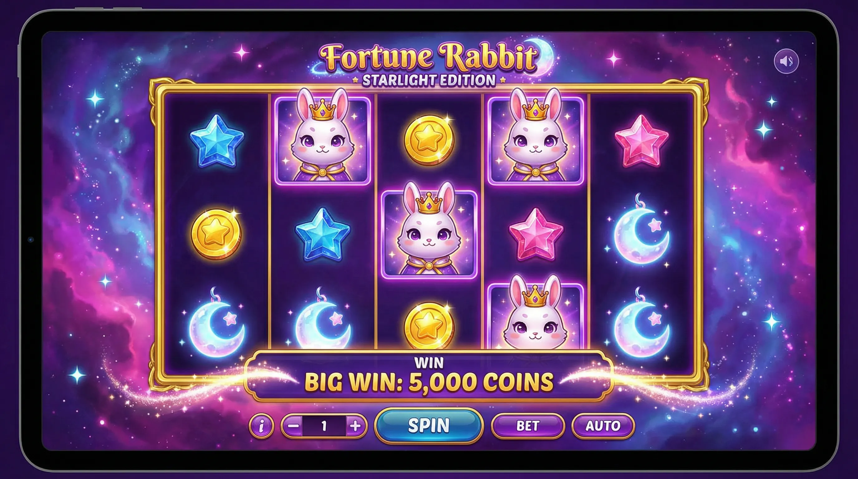 Fortune Rabbit gameplay interface brlbet